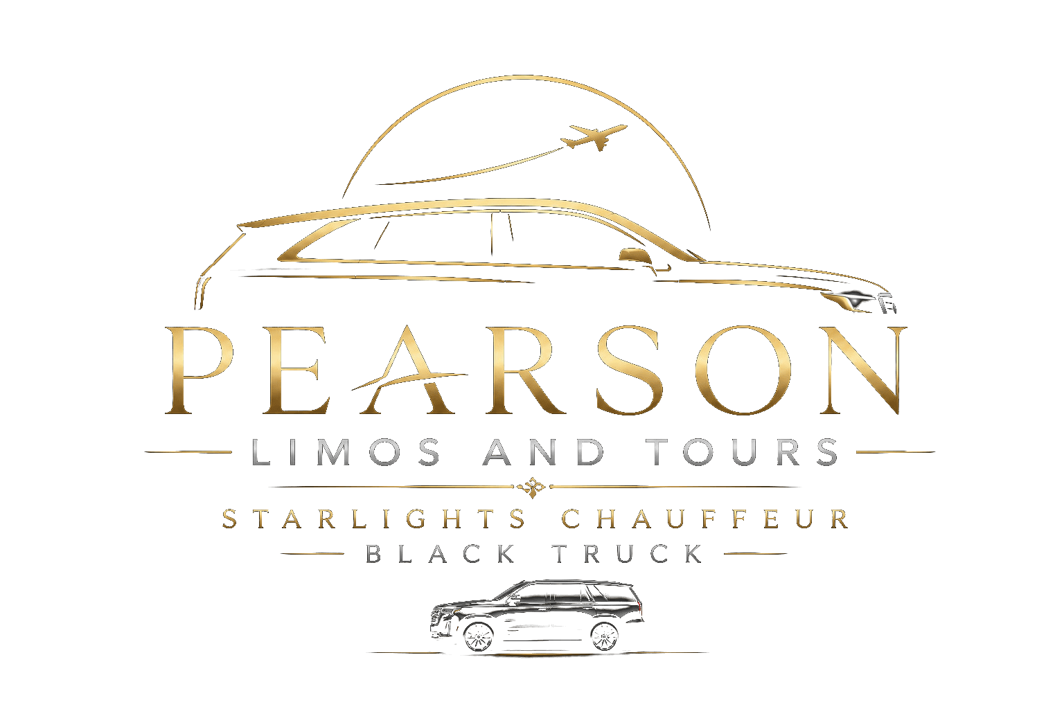 Pearson Limo and Tours logo — Toronto black truck limo